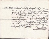 A3719N Act privitor la un &icirc;mprumut de florini renani din anul 1848 acordat baronului Eszterh&aacute;zi Istv&aacute;n prin &icirc;mputernicit 1852 T&acirc;rgu Lăpuș lb maghiară