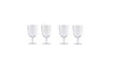 Cumpara ieftin Set 4 pahare de vin Crofton, 400 ml, sticla, transparent
