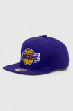 Mitchell&amp;Ness sapca LOS ANGELES LAKERS culoarea violet, cu imprimeu