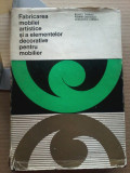 Fabricarea mobilei artistice si a elementelor decorative pentru mobilier, 1976, Tehnica