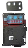 Geam Camera cu Rama Neagra Samsung Galaxy A03s (A037) - Inlocuire Obiectiv Spate