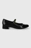 Cumpara ieftin Kurt Geiger London balerini de piele Regent Low Mary Jane culoarea negru 1292600109