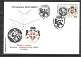 ROMANIA 2012 - EMISIUNE COMUNA ROMANIA - ORDINUL MILITAR SUVERAN DE MALTA - FDC - LP 1961