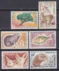 DB1 Flora Fauna Pesti Pasari Coasta Franceza Somalia 1962 6 v. MNH, Nestampilat