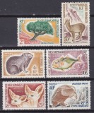 DB1 Flora Fauna Pesti Pasari Coasta Franceza Somalia 1962 6 v. MNH