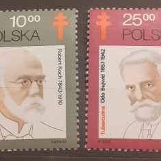 Polonia 1982 medicina , crucea ROSIE, TBC, serie 2v mnh