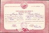 A1828 Diplomă școlară de merit, 1951, Oradea