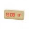 Ceas Digital de Birou Aspect Lemn USB Data Ora si Temperatura VST862