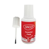 Corector Fluid cu Pensula Daco, 20 ml, Solvent, Papetarie Birou