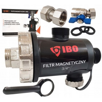 Filtru magnetic cu separator pentru impuritati I-0002, prindere 3/4&amp;quot;, 8 bar, Ibo Dambat IB220022 foto