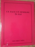 Ce Face un Sexolog in Pat - Colectiv, 1992, Rom Direct Impex, 104 Pagini, Carte in Romana, Sexologie