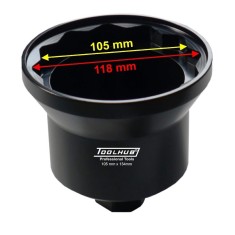 Cheie tubulara pentru butuc 105mm, stelata in 12 laturi