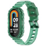 Curea smartwatch compatibila xiaomi mi band 8 / 8 nfc, etm, green