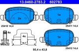 ATE 13.0460-2783.2 set placute frana disc