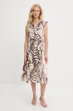 Answear Lab rochie culoarea roz, mini, evazati