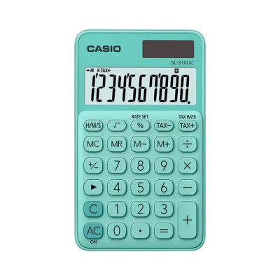 Calculator portabil Casio SL-310UC 10 digits Verde foto
