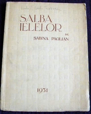 Sabina Pacilian - Salba Ielelor, armeni Craiova princeps 1931 vignete de Olarian foto