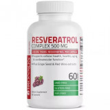 Resveratrol 500mg Complex Trans-Resveratrol 250mg, 60 capsule, Bronson Laboratories