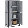Gossi dulap nalt gri sonoma 68x35x139 cm lemn prelucrat