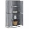 Gossi dulap nalt gri sonoma 68x35x139 cm lemn prelucrat