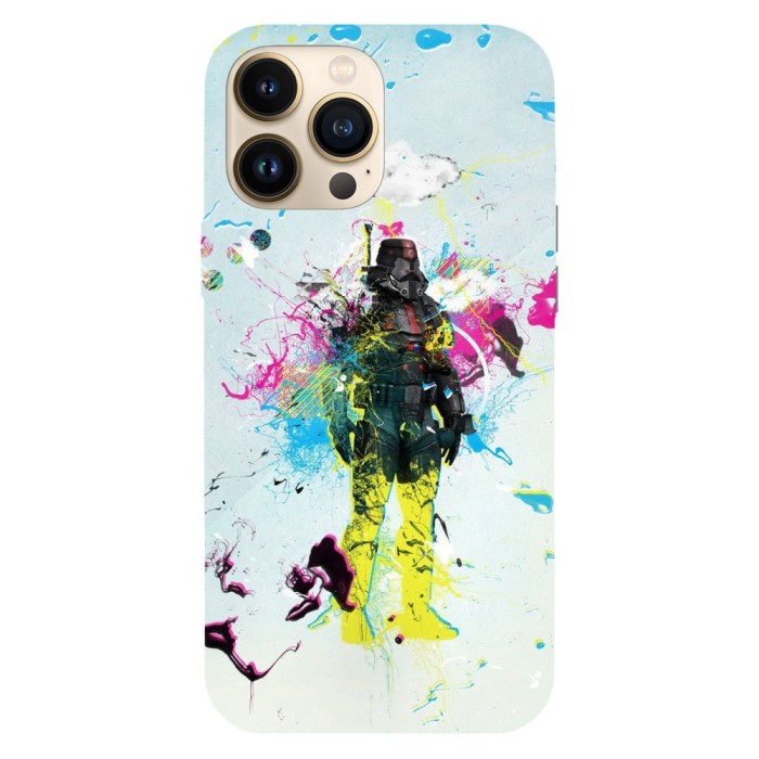 Husa compatibila cu Apple iPhone 14 Plus model Spray paint, Silicon, TPU, Viceversa