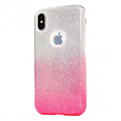 Husa Jelly Color Bling LG Q6 Roz