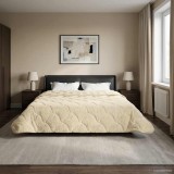 vidaXL Duvet de iarnă Crem 200 x 220 cm Microfibră și fleece Teddy 42026369