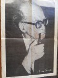 Afis, Poster Mircea Eliade, alb/negru, 40x60 cm,