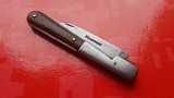 G288-Briceag colectie vechi marca 59 SAUVAGNAT cu varf scurtat prb anii 1900/interbelic otel maner lemn.
