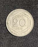 Moneda 20 centesimi 1919 Italia