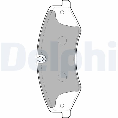 DELPHI LP2176 set placute frana,frana disc foto