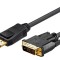 Cablu DisplayPort la DVI-D, 2m