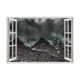 Autocolant decorativ, Fereastra, Natura si peisaje, Multicolor, 85 cm, 2915ST