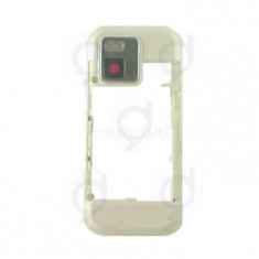 Nokia N97 mini Middlecover Incl. Modulul camerei alb