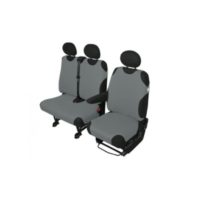 Huse scaune auto tip maieu pentru microbuz/VAN 2+1 locuri culoare Gri AutoDrive ProParts foto
