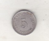 bnk mnd Germania 5 pfennig 1897 D