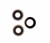 Geam Camera iPhone 12 Pro, 12 Pro Max, Negru + Rama