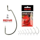 Carlige Reiva Offset Worm Nr.1/0 5buc/pac