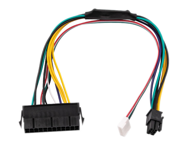Cablu adaptor sursa alimentare de la ATX 24 pini la 2X 6 pini, Active, 30  CM, compatibil HP Z220, Z230 | Okazii.ro