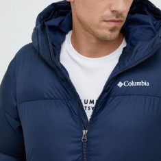 Columbia geacă Puffect Hooded Jacket bărbați, culoarea bleumarin, de iarnă 2008413