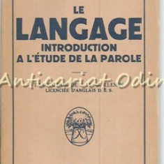 Le Langage. Introduction A L'Etude De La Parole - Ed. Sapir