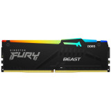 Memorie FURY Beast RGB 64GB DDR5 5600MHz CL40 Dual Channel Kit, Kingston