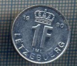 AX 880 MONEDA- LUXEMBURG - 1 FRANC -ANUL 1990 -STAREA CARE SE VEDE