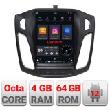 Navigatie Tesla Ford Focus 3 2011-2018, 8GB RAM, 128GB, 4G, CarPlay
