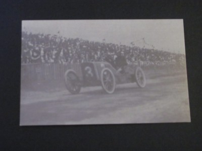 Cursă Auto de Epocă - Carte Poștală Franța ,Necirculată foto