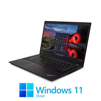 Laptop Lenovo ThinkPad T495s, Ryzen 7 Pro 3700U, 512GB SSD, FHD IPS, Win 11 Home foto