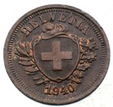 1.291 ELVETIA 1 RAPPEN 1940 B XF