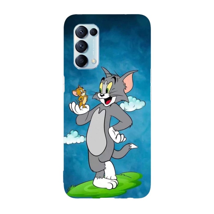 Husa compatibila cu Oppo Find X3 Lite model Tom And Jerry Friends, Silicon, TPU, Viceversa