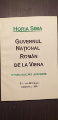 GUVERNUL NATIONAL ROMAN DE LA VIENA - HORIA SIMA foto