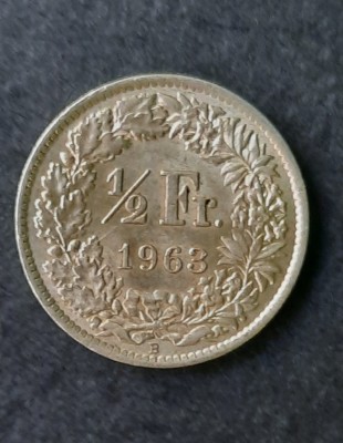 1/2 Franc 1963, Elvetia- A.UNC - A 3312 foto